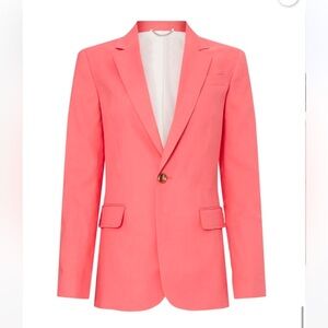 ALC Donovan Linen Blend Blazer Jacket in Coral NWT Size 8